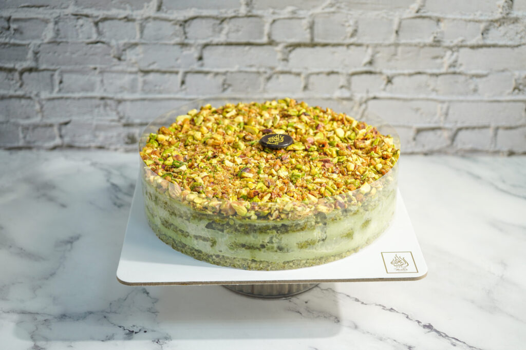 Pistachio Brulee Cake