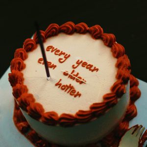 Funny Message Custom Cake