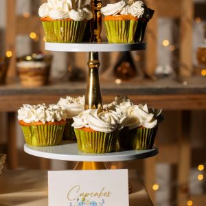 Pastel Swirl Cupcake Tower